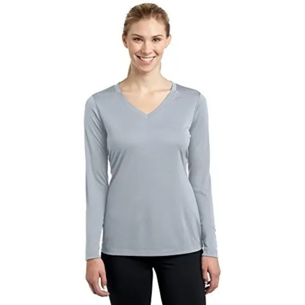 REPREVE® - Women's rPET Performance V-Neck T-Shirt - REPREVE® - Women's rPET Performance V-Neck T-Shirt - Image 8 of 15