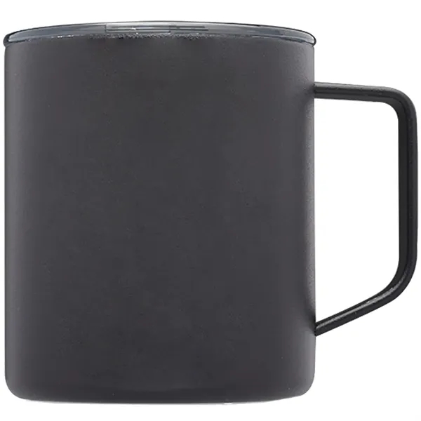 13.5 Oz Double Wall Color Coated Travel Mugs W/ Handles - 13.5 Oz Double Wall Color Coated Travel Mugs W/ Handles - Image 1 of 5