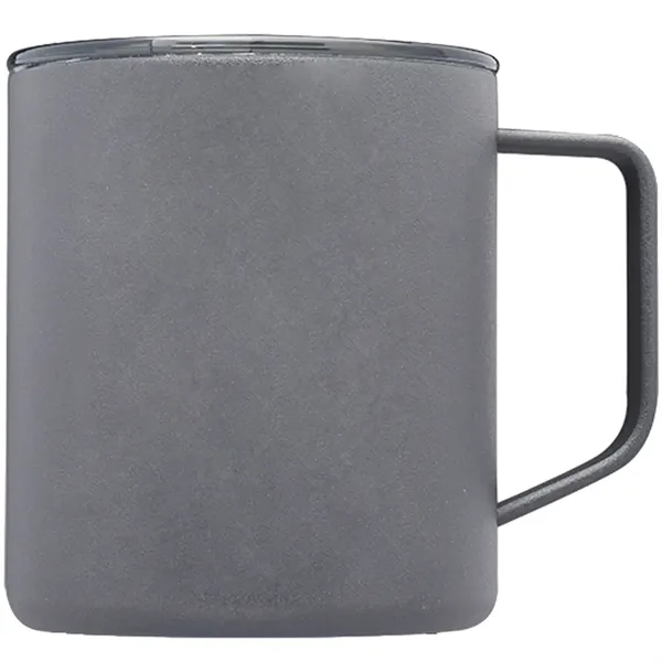 13.5 Oz Double Wall Color Coated Travel Mugs W/ Handles - 13.5 Oz Double Wall Color Coated Travel Mugs W/ Handles - Image 3 of 5