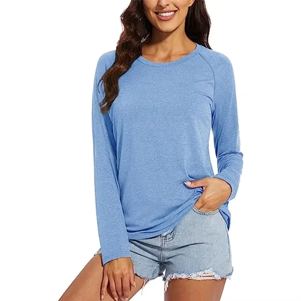 REPREVE® - Women's Recycled Performance Long Sleeve T-Shirt - REPREVE® - Women's Recycled Performance Long Sleeve T-Shirt - Image 10 of 13