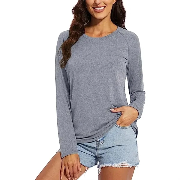 REPREVE® - Women's Recycled Performance Long Sleeve T-Shirt - REPREVE® - Women's Recycled Performance Long Sleeve T-Shirt - Image 11 of 13