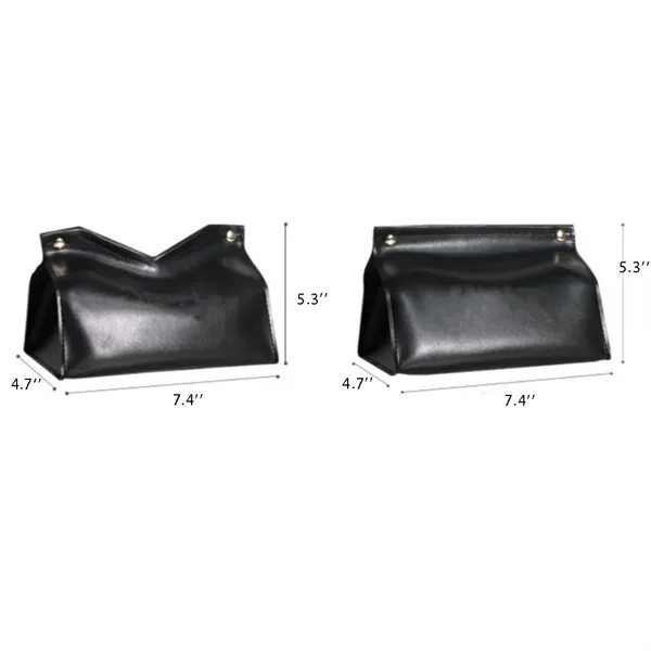 PU Paper Bag Facial Tissue Box Cover Holder - PU Paper Bag Facial Tissue Box Cover Holder - Image 1 of 1