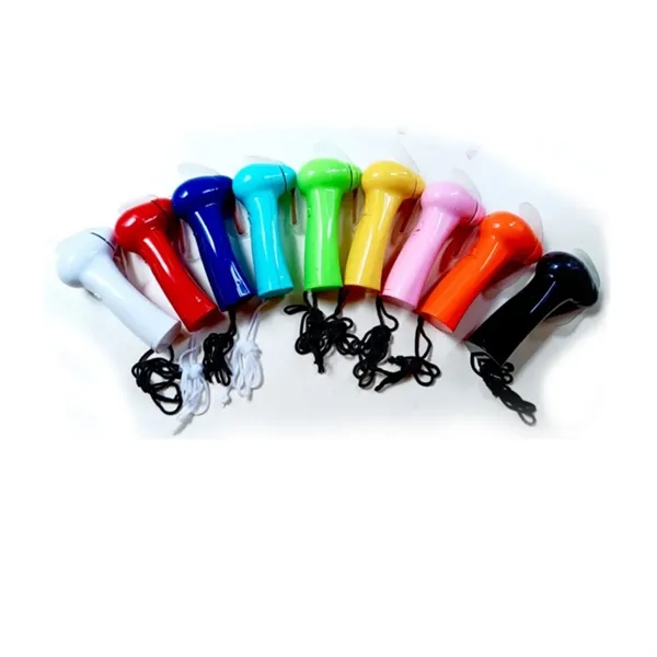 Advertising Flash Handheld Mini LED Fan With Message