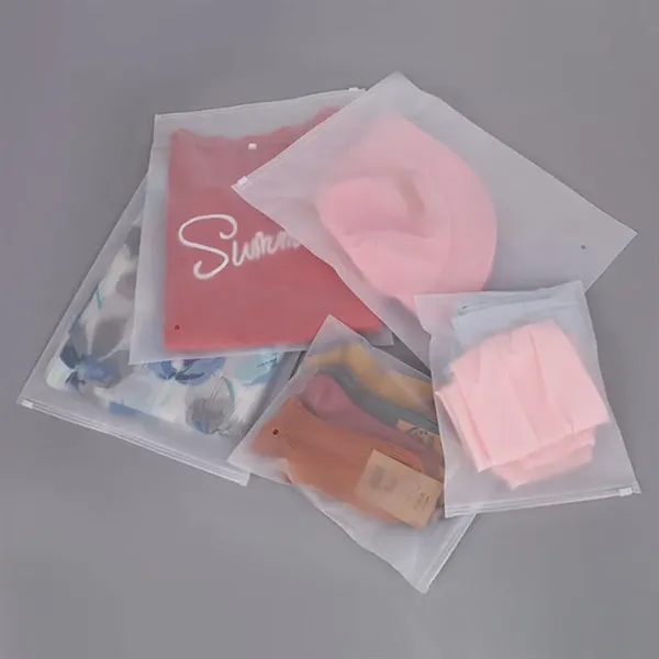 10.6" x 13.8"Frosted Zipper Packaging Bags - 10.6" x 13.8"Frosted Zipper Packaging Bags - Image 3 of 6