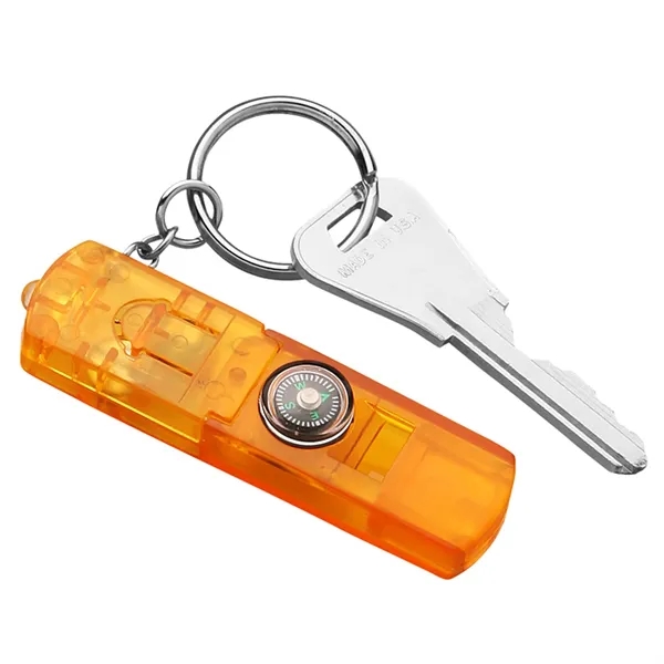 Whistle Red Led Key Light With Compass - Whistle Red Led Key Light With Compass - Image 1 of 1