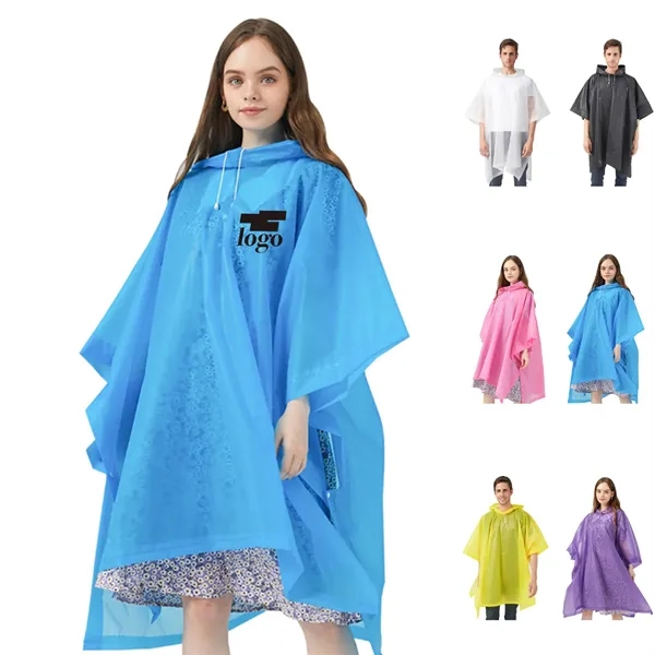 Reusable Rain Ponchos For Adults - Reusable Rain Ponchos For Adults - Image 0 of 6