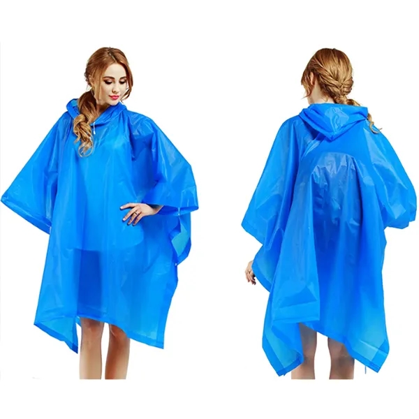 Reusable Rain Ponchos For Adults - Reusable Rain Ponchos For Adults - Image 1 of 6
