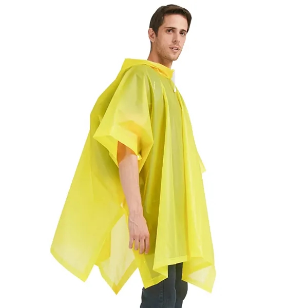 Reusable Rain Ponchos For Adults - Reusable Rain Ponchos For Adults - Image 2 of 6