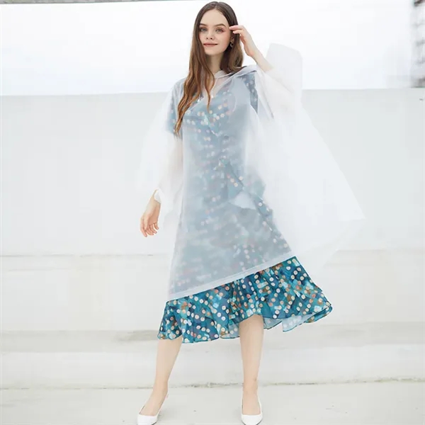 Reusable Rain Ponchos For Adults - Reusable Rain Ponchos For Adults - Image 5 of 6