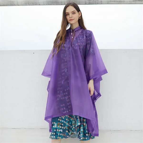Reusable Rain Ponchos For Adults - Reusable Rain Ponchos For Adults - Image 6 of 6
