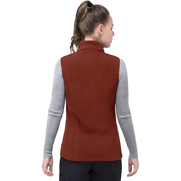 Women's Recycled Full Zip Fleece Vest W/ Wrinkle Resistance - Women's Recycled Full Zip Fleece Vest W/ Wrinkle Resistance - Image 1 of 11