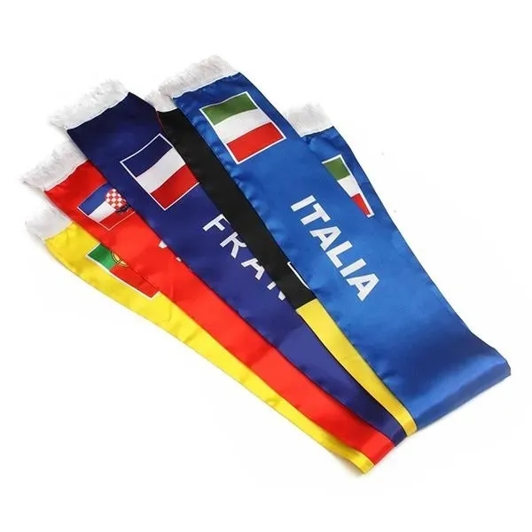 Custom Printed Polyester Soccer Fan Scarf - Custom Printed Polyester Soccer Fan Scarf - Image 1 of 1