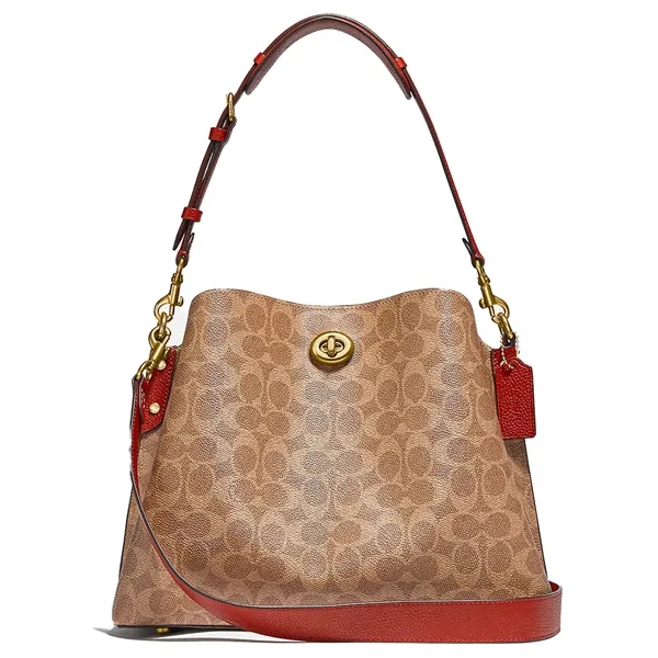 Coach Willow Sig Canvas Shoulder Bag - Coach Willow Sig Canvas Shoulder Bag - Image 0 of 0