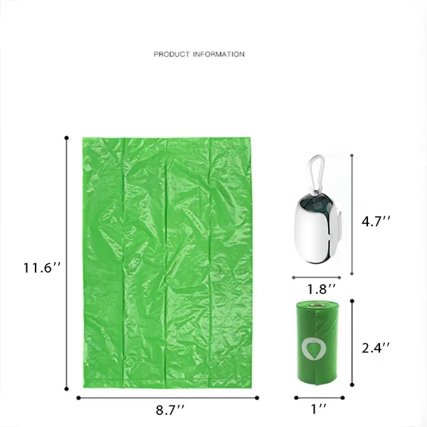Portable Biodegradable Pill Pet Waste Garbage Bag Dispenser - Portable Biodegradable Pill Pet Waste Garbage Bag Dispenser - Image 3 of 3