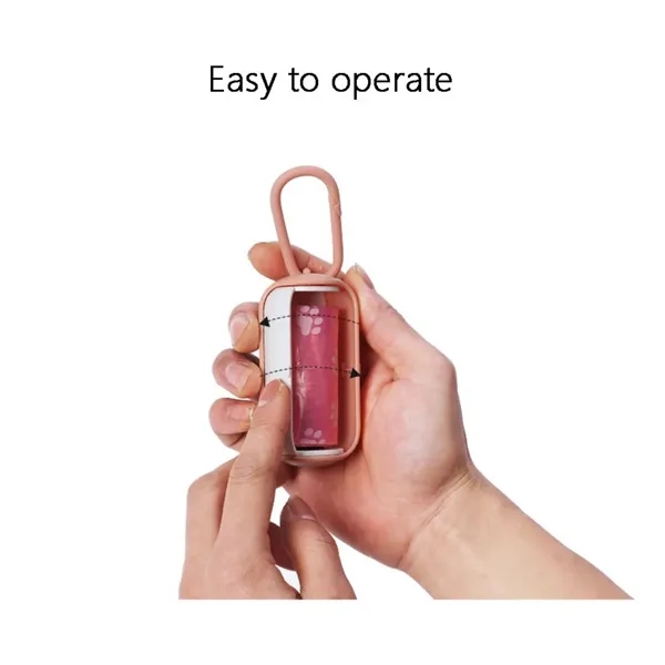 Portable Biodegradable Pill Pet Waste Garbage Bag Dispenser - Portable Biodegradable Pill Pet Waste Garbage Bag Dispenser - Image 2 of 2