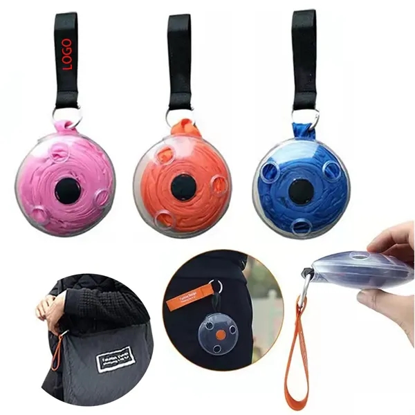 Folding Circular Reusable Portable Shopping Grocery Bags - Folding Circular Reusable Portable Shopping Grocery Bags - Image 0 of 1