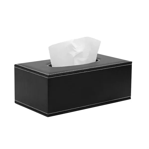 Luxury Pu Leather Facial Tissue Box - Luxury Pu Leather Facial Tissue Box - Image 6 of 6