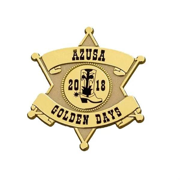 6 Point Star Sheriff Badge - 6 Point Star Sheriff Badge - Image 0 of 1