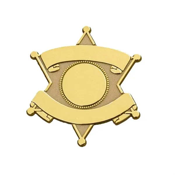 6 Point Star Sheriff Badge - 6 Point Star Sheriff Badge - Image 1 of 1