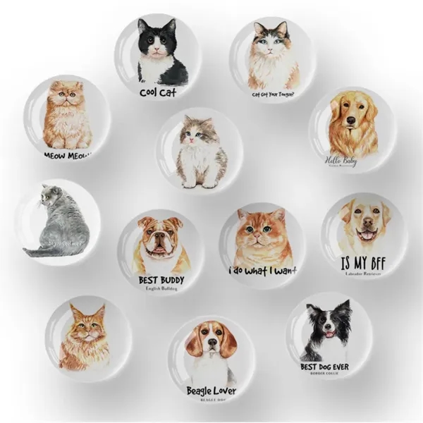 Glass Strong Magnetic Refrigerator Magnet Fridge Sticker - Glass Strong Magnetic Refrigerator Magnet Fridge Sticker - Image 3 of 3