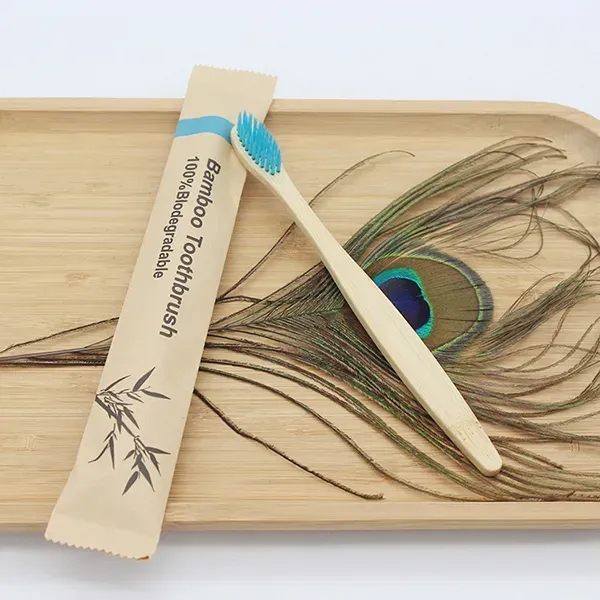 Promotional bamboo toothbrush - Promotional bamboo toothbrush - Image 2 of 4