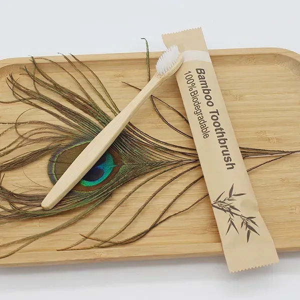 Promotional bamboo toothbrush - Promotional bamboo toothbrush - Image 4 of 4