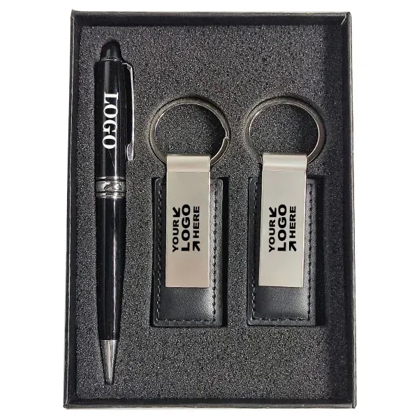 Executive Pen And Leatherette Key Tag Box Set - Executive Pen And Leatherette Key Tag Box Set - Image 5 of 6