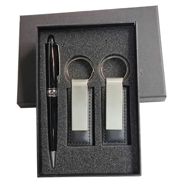 Executive Pen And Leatherette Key Tag Box Set - Executive Pen And Leatherette Key Tag Box Set - Image 6 of 6