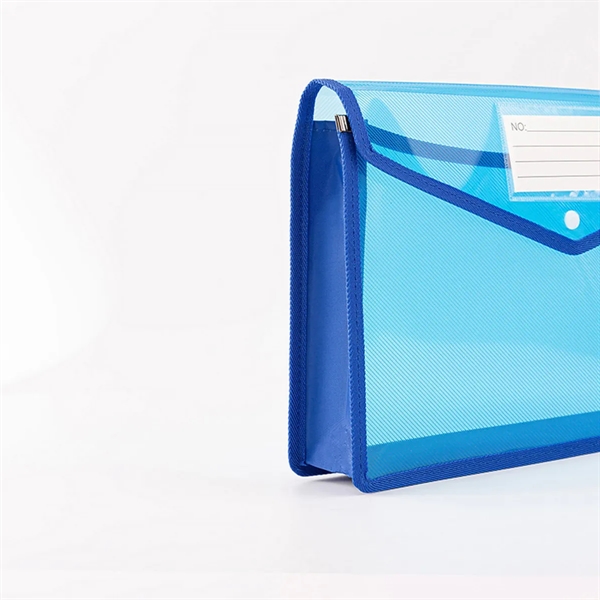 Waterproof Plastic A4 Size Document File Folder with Label - Waterproof Plastic A4 Size Document File Folder with Label - Image 4 of 4