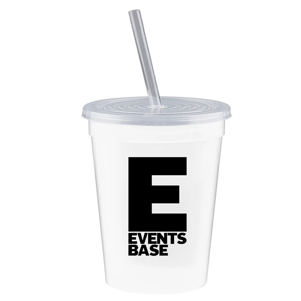 16 oz. Stadium Cup with Lid & Straw - 16 oz. Stadium Cup with Lid & Straw - Image 15 of 41