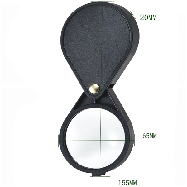 10X Mini Folding Pocket Magnifying Glass - 10X Mini Folding Pocket Magnifying Glass - Image 4 of 5