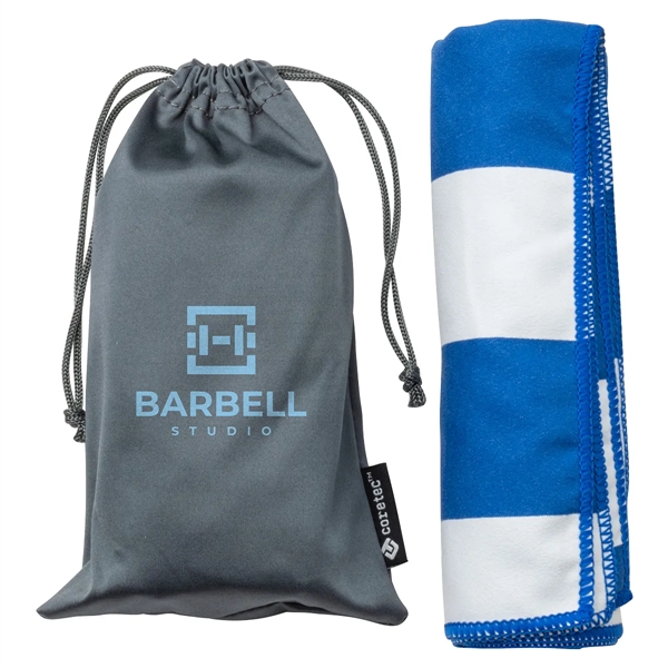 Fairway 15- x 30- Striped Microfiber Sports Towel with Carry - Fairway 15- x 30- Striped Microfiber Sports Towel with Carry - Image 0 of 0