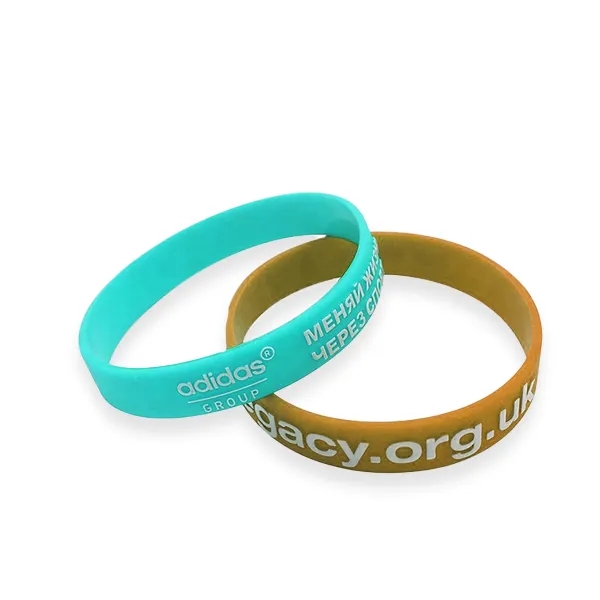 Embossed Printed Silicone Wristbands - Embossed Printed Silicone Wristbands - Image 4 of 4