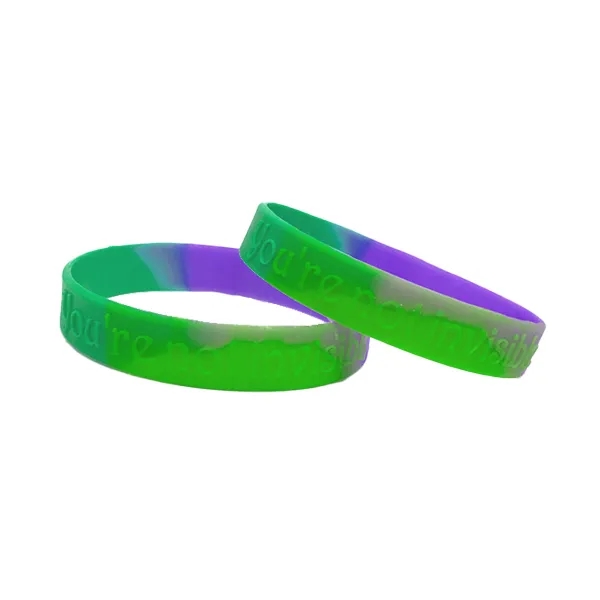 Custom Embossed Silicone Wristbands-H - Custom Embossed Silicone Wristbands-H - Image 7 of 7