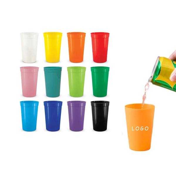 16OZ Reusable Square Stadium Cup