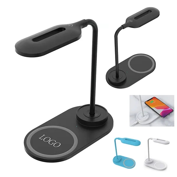 Promo Adjustable Desk Lamps with Wireless Charger - Promo Adjustable Desk Lamps with Wireless Charger - Image 0 of 3