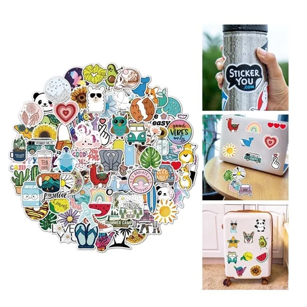 Custom Die Cut Waterproof PVC Sticker - Custom Die Cut Waterproof PVC Sticker - Image 1 of 1