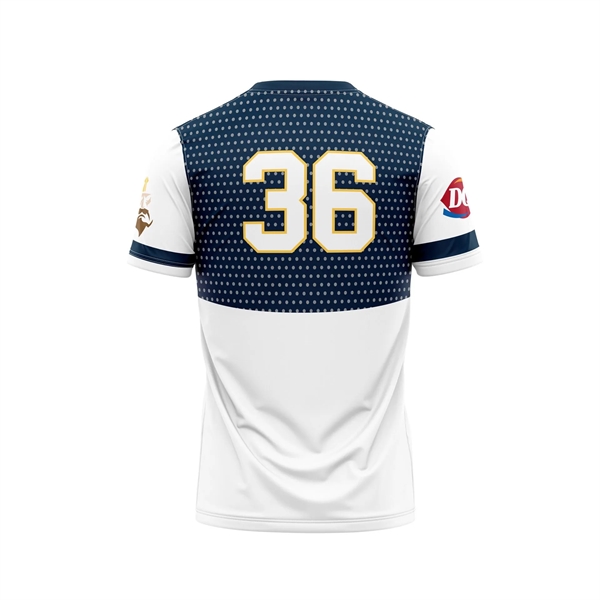 Full Dye Sub Baseball/Softball V-Neck Pullover Jersey - Pro- - Full Dye Sub Baseball/Softball V-Neck Pullover Jersey - Pro- - Image 5 of 5