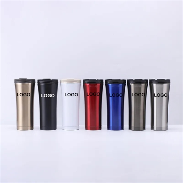 17oz Stainless Steel Tumbler Vacuum Insulated Mug - 17oz Stainless Steel Tumbler Vacuum Insulated Mug - Image 0 of 6