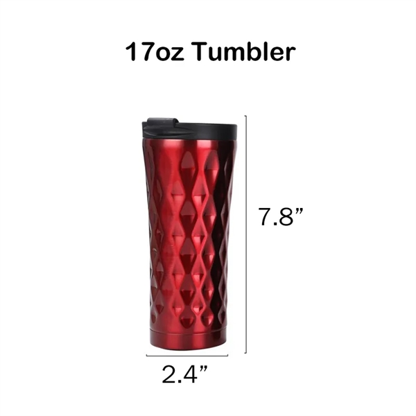 Stainless Double Wall Vacuum Tumbler - 17oz - Stainless Double Wall Vacuum Tumbler - 17oz - Image 2 of 3