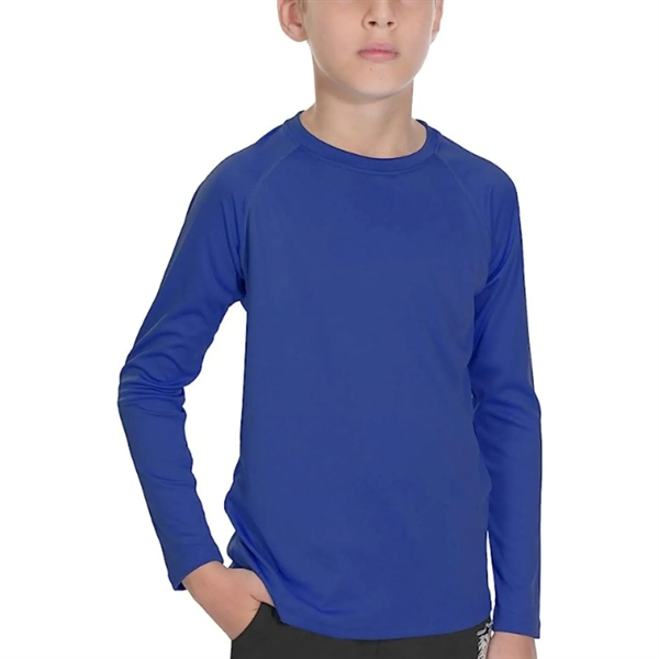 REPREVE® - Youth rPET Performance Long Sleeve T-Shirt - REPREVE® - Youth rPET Performance Long Sleeve T-Shirt - Image 5 of 12