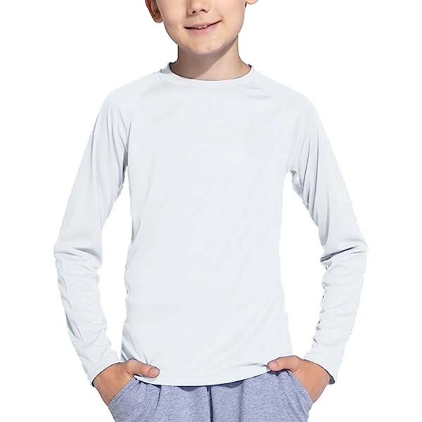 REPREVE® - Youth rPET Performance Long Sleeve T-Shirt - REPREVE® - Youth rPET Performance Long Sleeve T-Shirt - Image 2 of 12