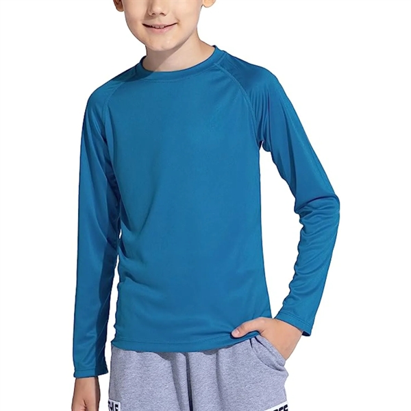 REPREVE® - Youth rPET Performance Long Sleeve T-Shirt - REPREVE® - Youth rPET Performance Long Sleeve T-Shirt - Image 11 of 12