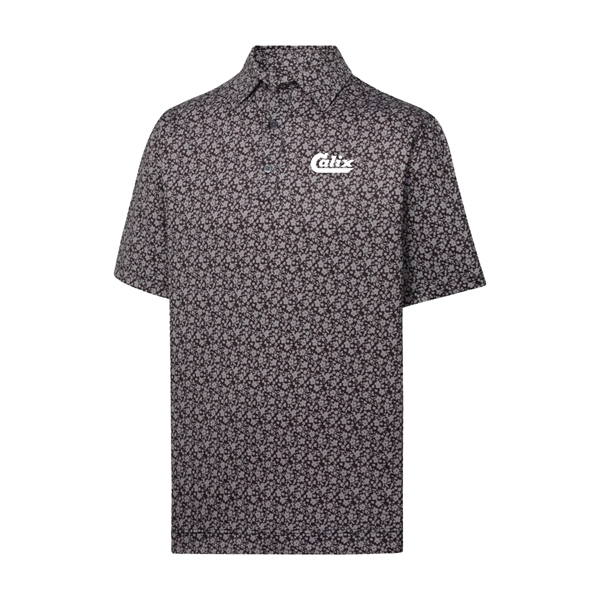 Footjoy Painted Floral Lisle Golf Shirt