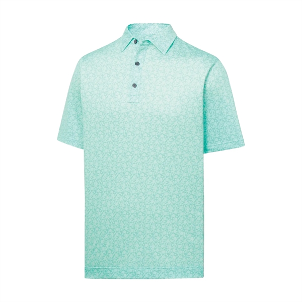 Footjoy Painted Floral Lisle Golf Shirt