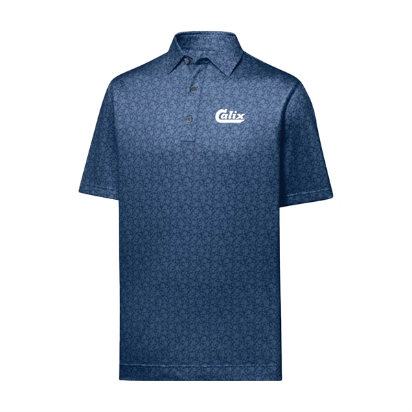 Footjoy Painted Floral Lisle Golf Shirt