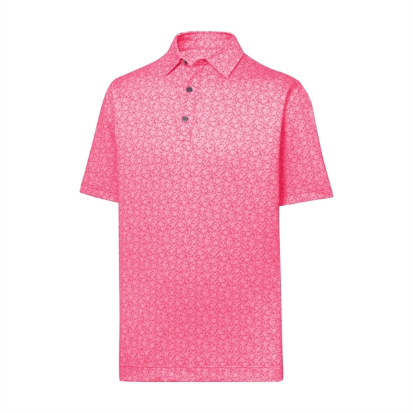 Footjoy Painted Floral Lisle Golf Shirt