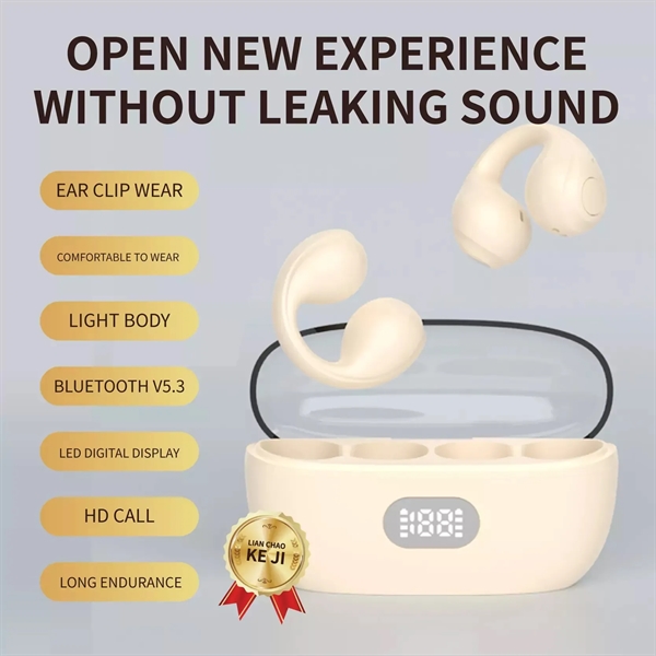 Clip-On Bluetooth Earphone - Clip-On Bluetooth Earphone - Image 4 of 8
