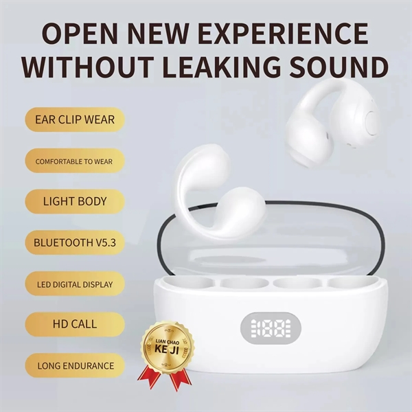 Clip-On Bluetooth Earphone - Clip-On Bluetooth Earphone - Image 5 of 8