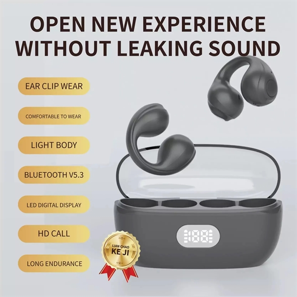 Clip-On Bluetooth Earphone - Clip-On Bluetooth Earphone - Image 6 of 8